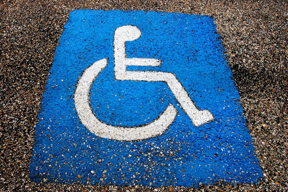 Blue Badge parking spot
